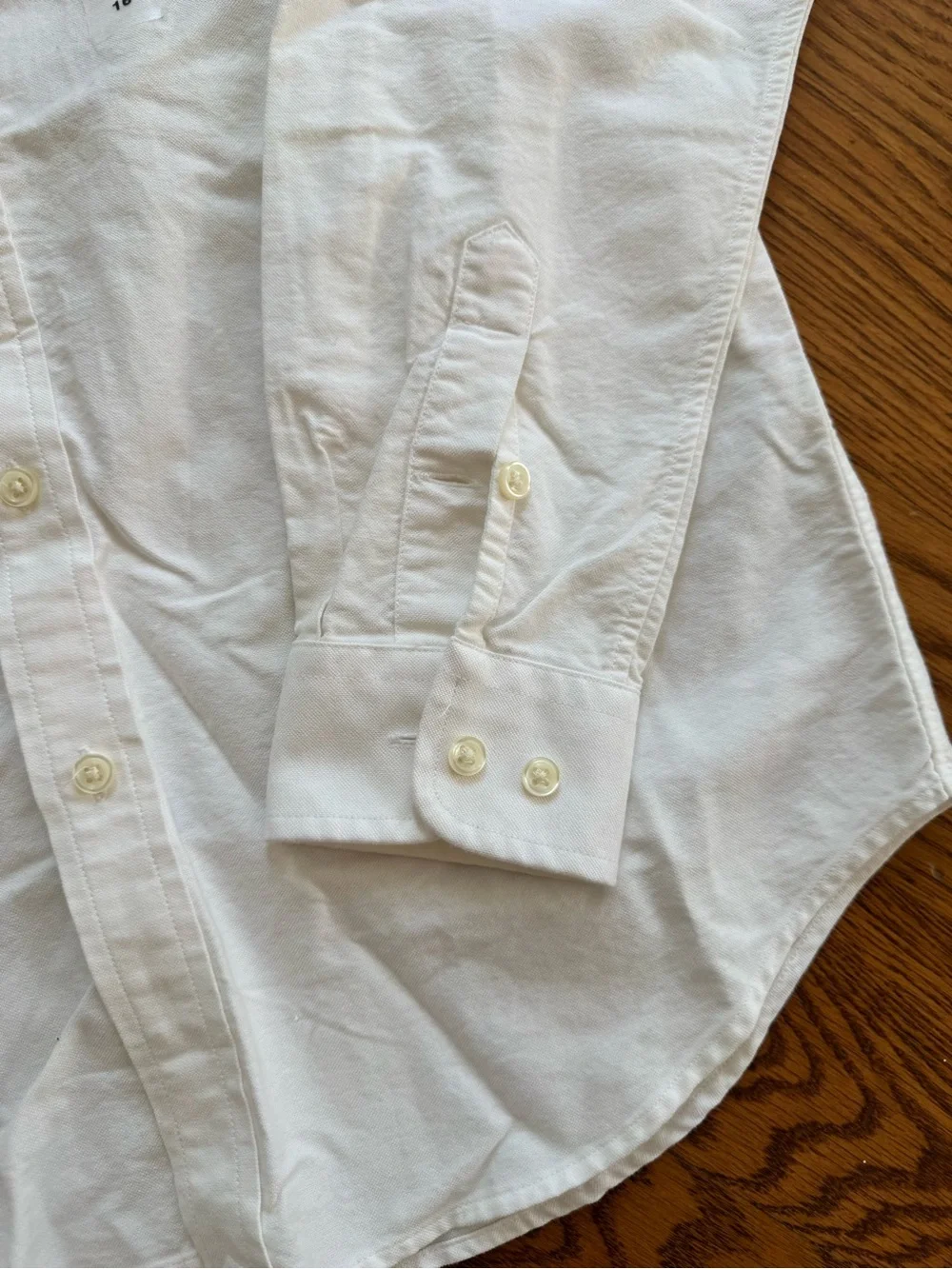 Ralph Lauren kids White Oxford Button-Down Shirt